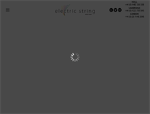 Tablet Screenshot of electric-string.com